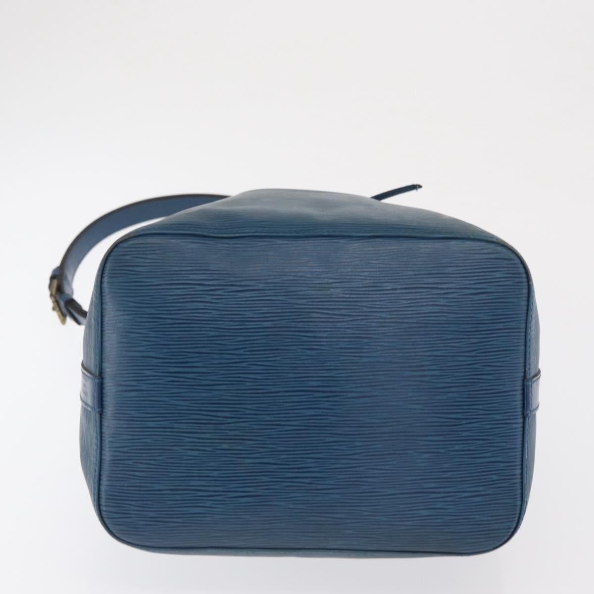 LOUIS VUITTON Epi Petit Noe Shoulder Bag Blue M44105 LV Auth ka2153