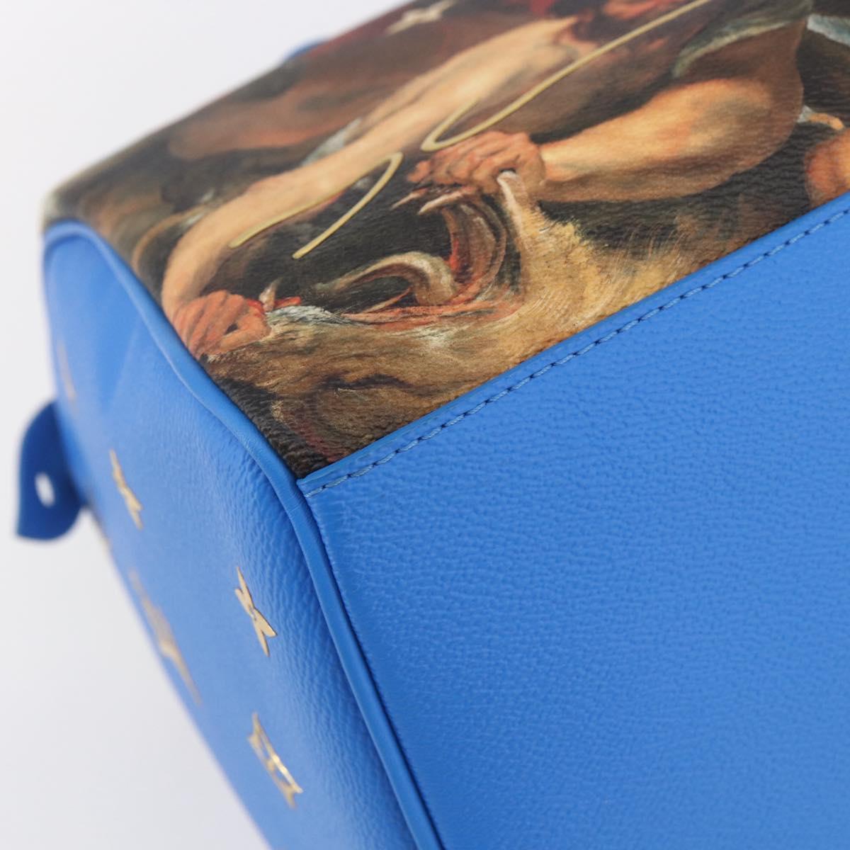 LOUIS VUITTON Masters Collection RUBENS Speedy 30 Bag Blue M43305 Auth ka215SM