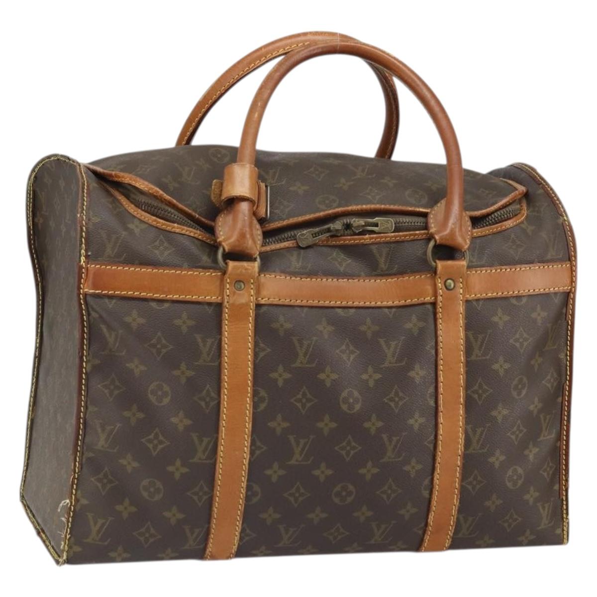 LOUIS VUITTON Monogram Sac Chassour 45 Boston Bag M41922 LV Auth ka2167