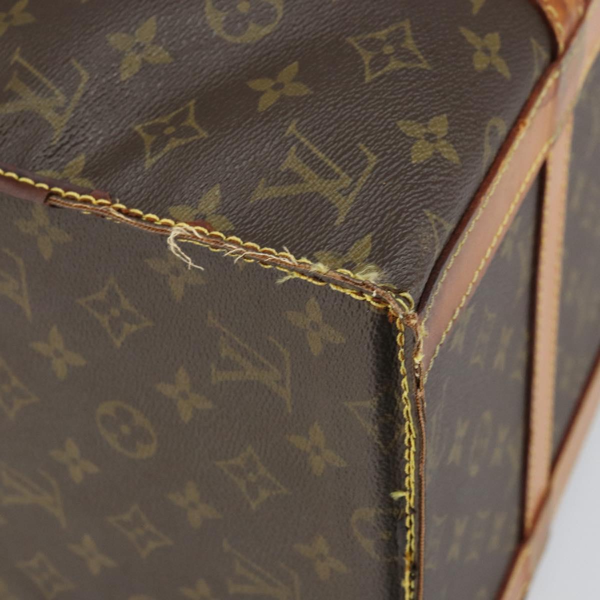 LOUIS VUITTON Monogram Sac Chassour 45 Boston Bag M41922 LV Auth ka2167