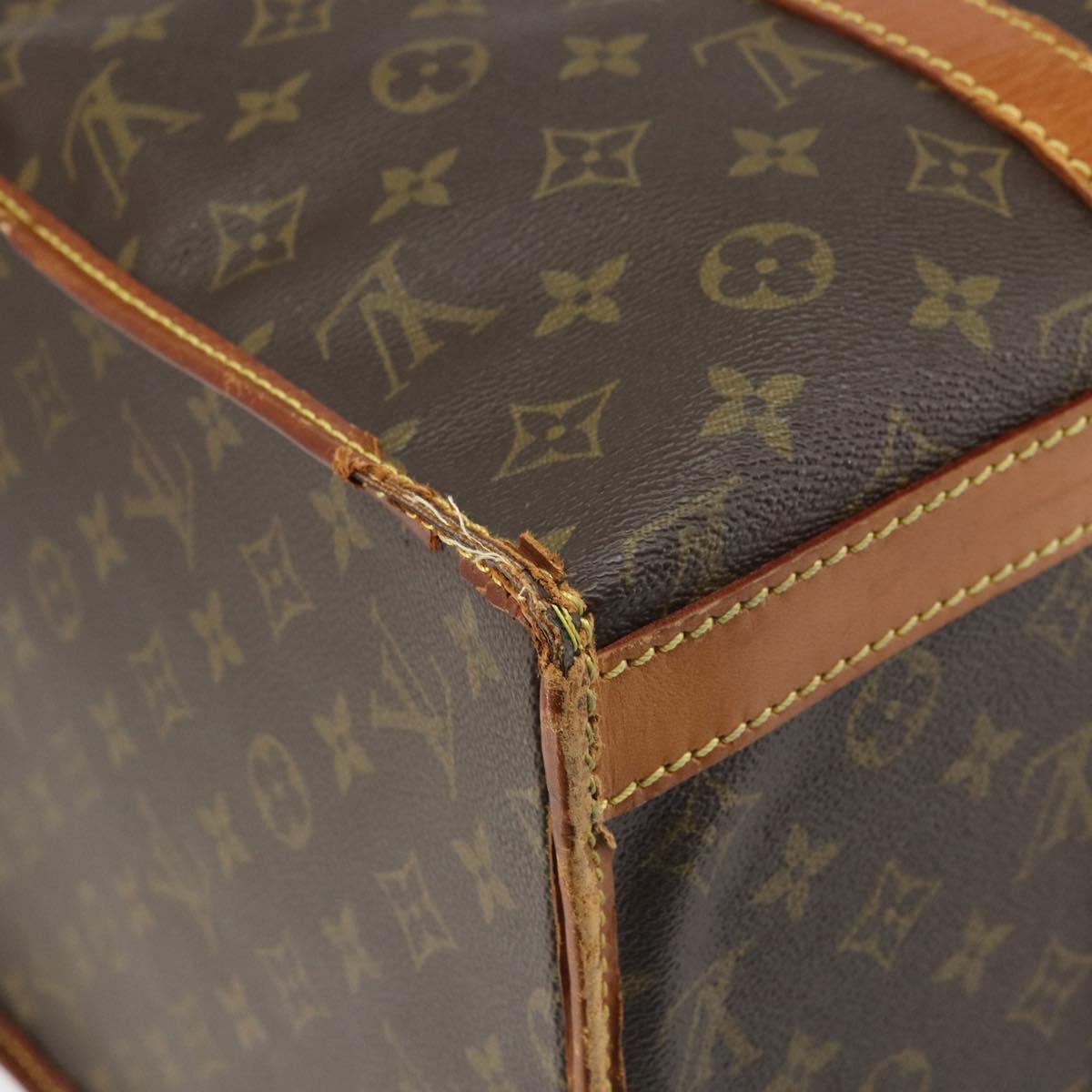 LOUIS VUITTON Monogram Sac Chassour 45 Boston Bag M41922 LV Auth ka2167