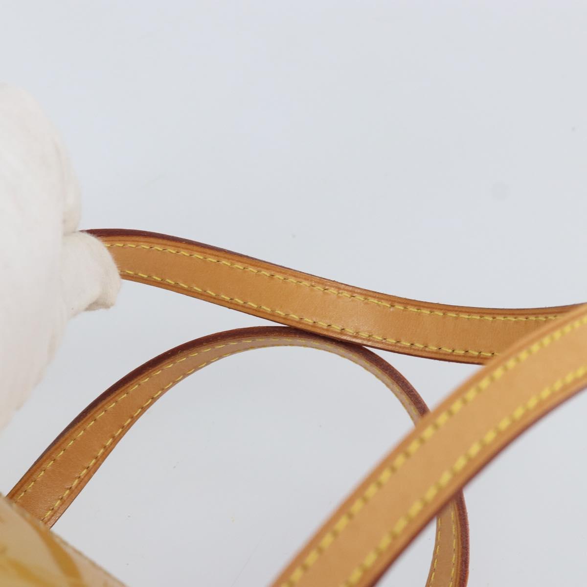 LOUIS VUITTON Monogram Vernis Bedford Hand Bag Beige M91006 LV Auth ka2168