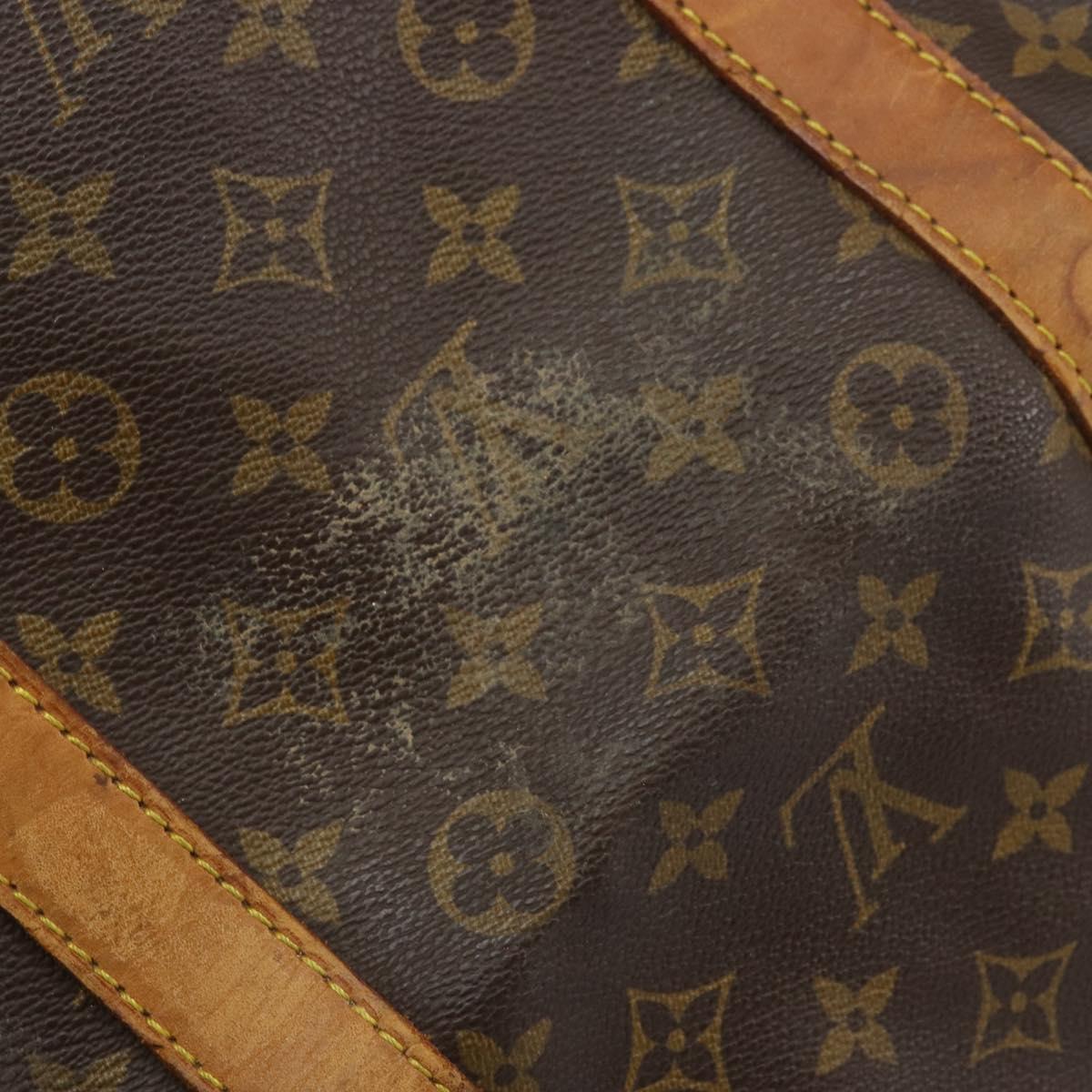 LOUIS VUITTON Monogram Keepall Bandouliere 60 Boston Bag M41412 LV Auth ka2170