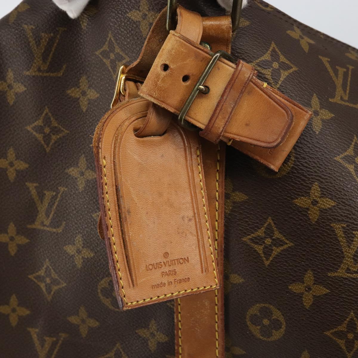 LOUIS VUITTON Monogram Keepall Bandouliere 60 Boston Bag M41412 LV Auth ka2170