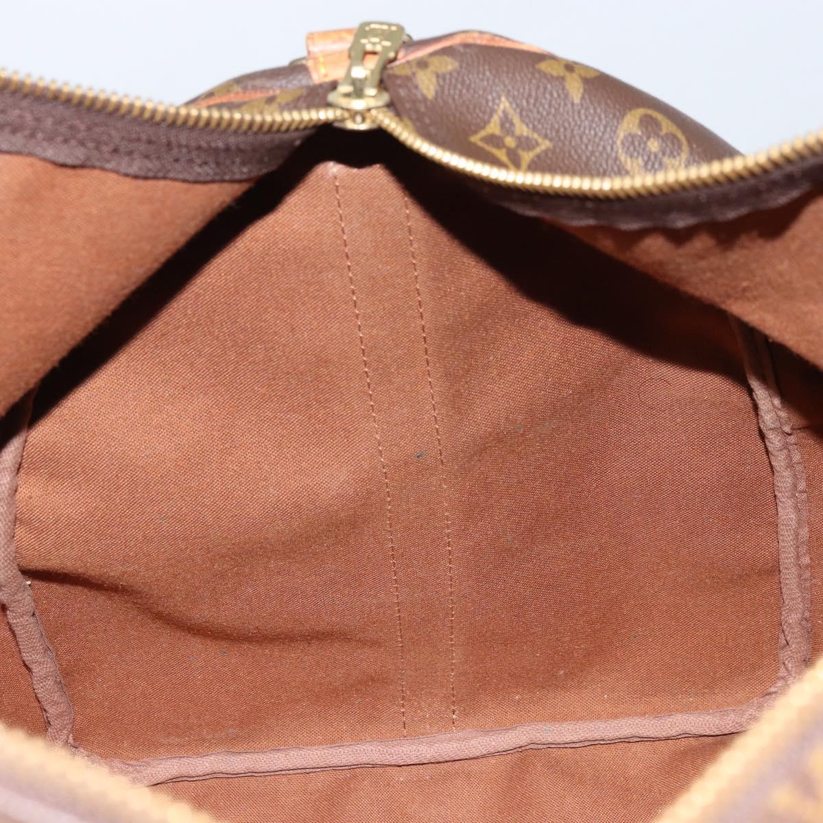 LOUIS VUITTON Monogram Keepall Bandouliere 60 Boston Bag M41412 LV Auth ka2170