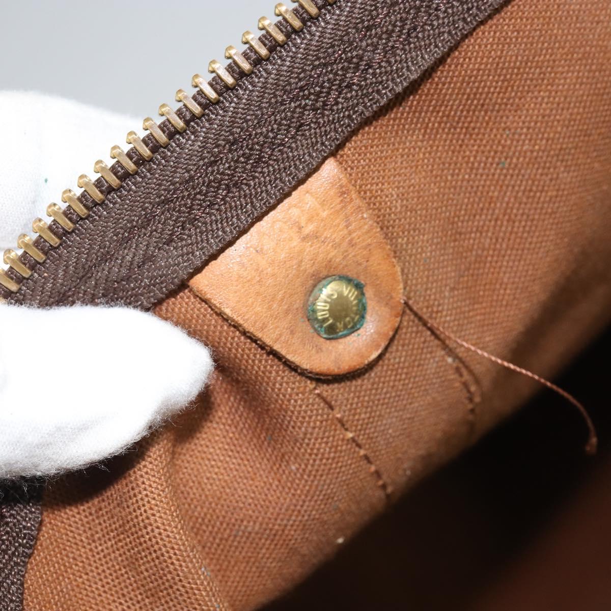 LOUIS VUITTON Monogram Keepall Bandouliere 60 Boston Bag M41412 LV Auth ka2170