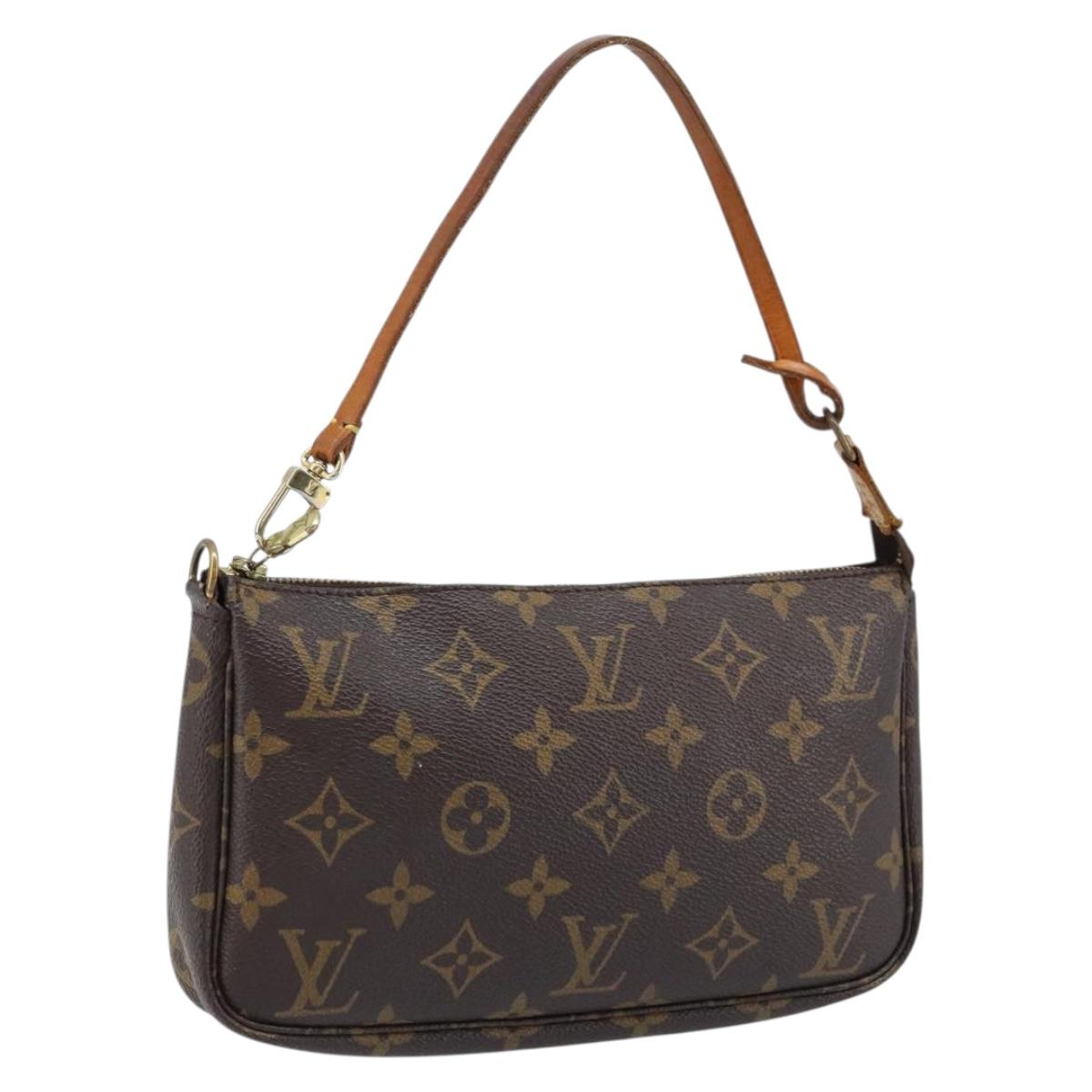 LOUIS VUITTON Monogram Pochette Accessoires Pouch M51980 LV Auth ka2173