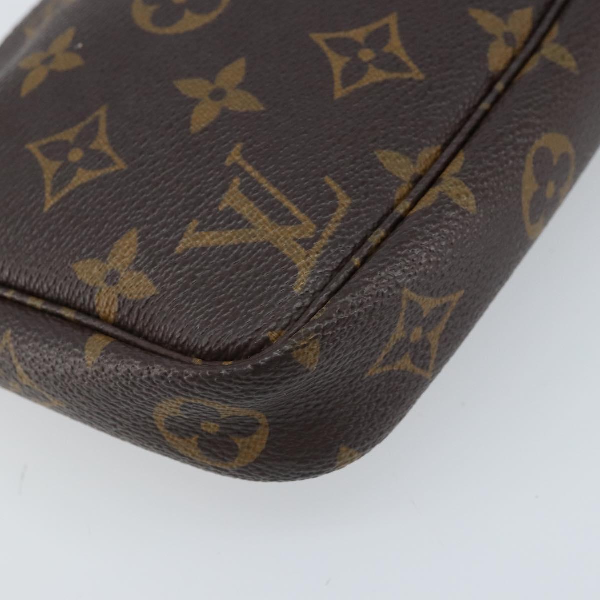 LOUIS VUITTON Monogram Pochette Accessoires Pouch M51980 LV Auth ka2173
