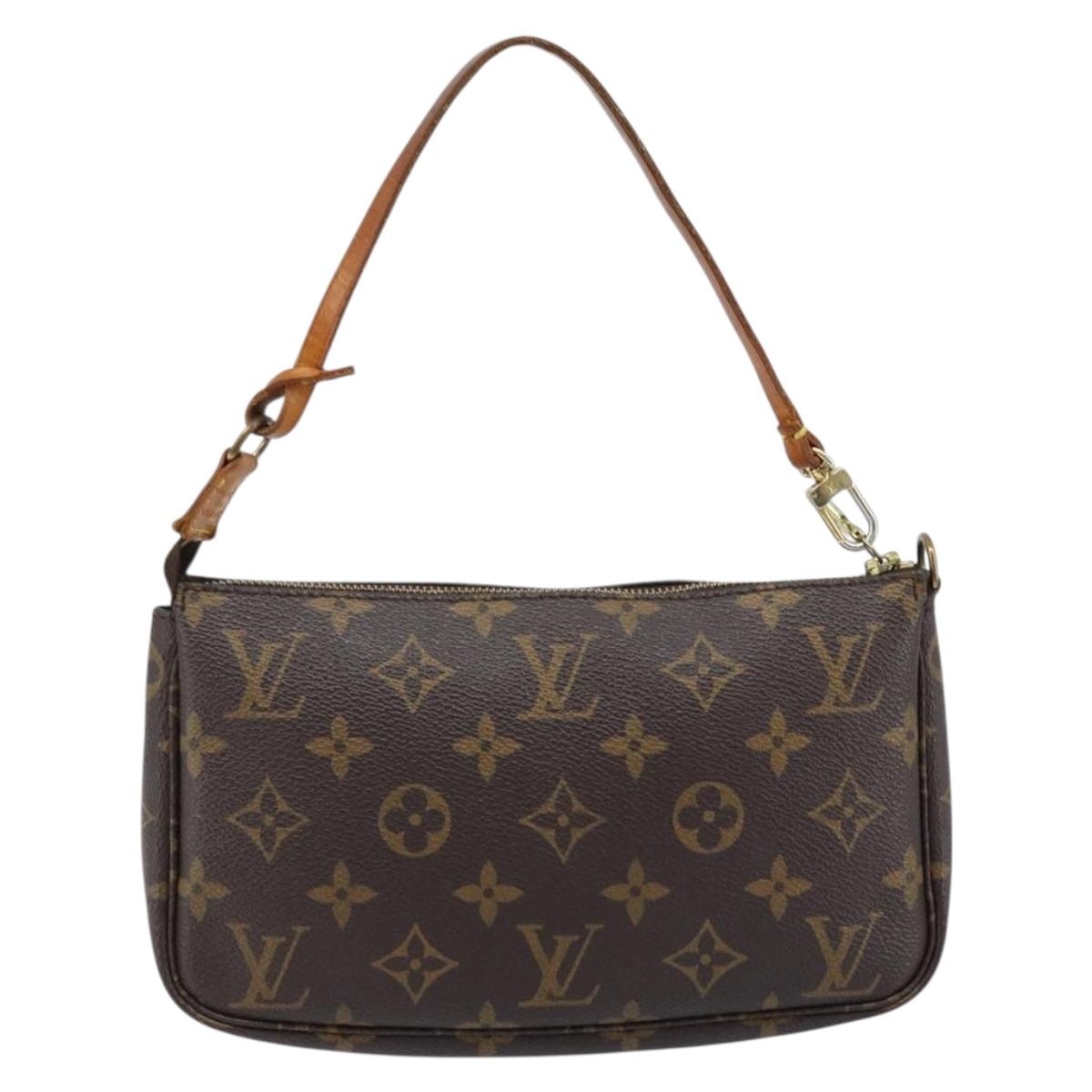 LOUIS VUITTON Monogram Pochette Accessoires Pouch M51980 LV Auth ka2173