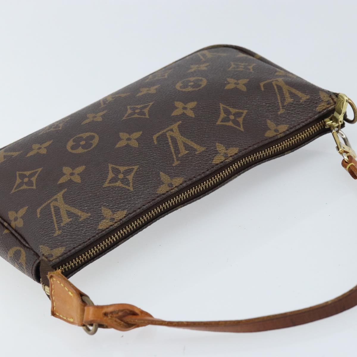 LOUIS VUITTON Monogram Pochette Accessoires Pouch M51980 LV Auth ka2173