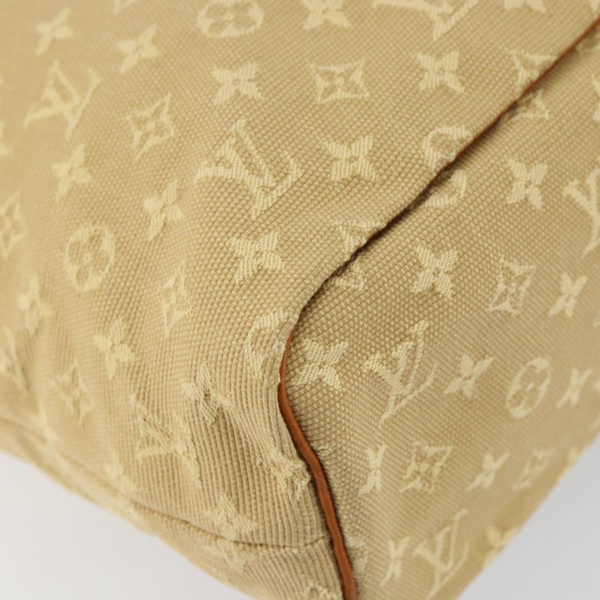 LOUIS VUITTON Monogram Mini Lucille GM Tote Bag Beige M92683 LV Auth ka218