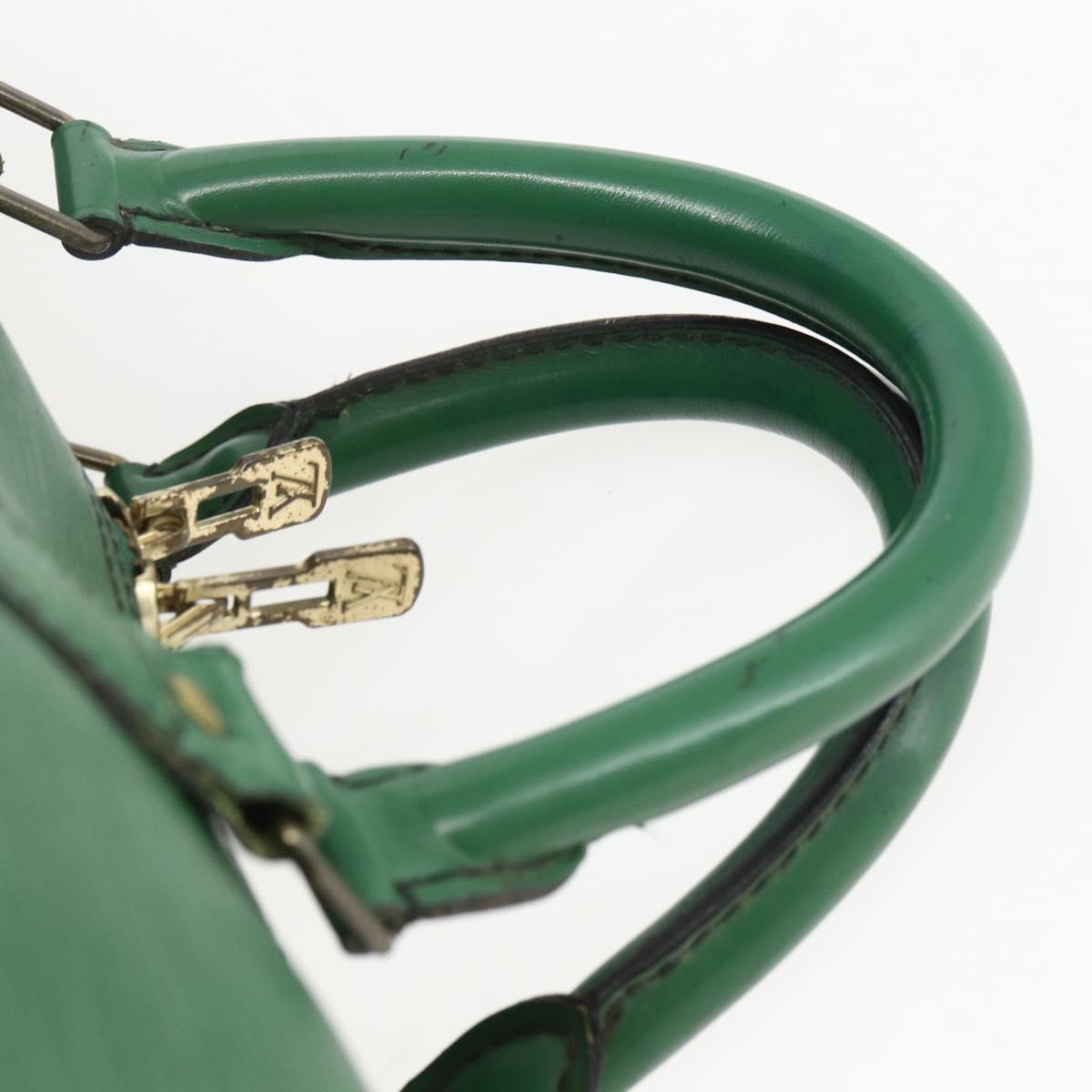 LOUIS VUITTON Epi Keepall 55 Boston Bag Green M42954 LV Auth ka2185