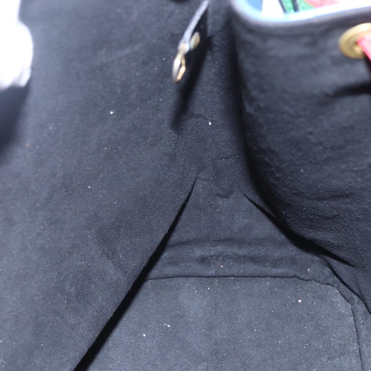 LOUIS VUITTON Epi Tricolor Noe Shoulder Bag Blue Red Green M44082 LV Auth ka219