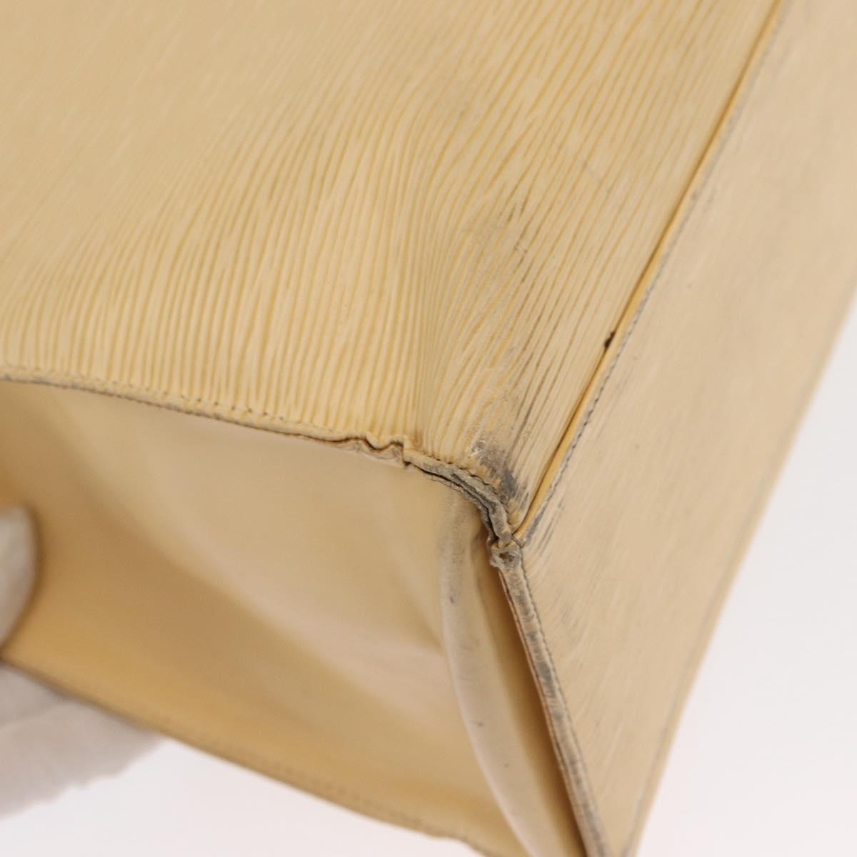 LOUIS VUITTON Epi Croisette GM Tote Bag Vanilla M5250A LV Auth ka2190