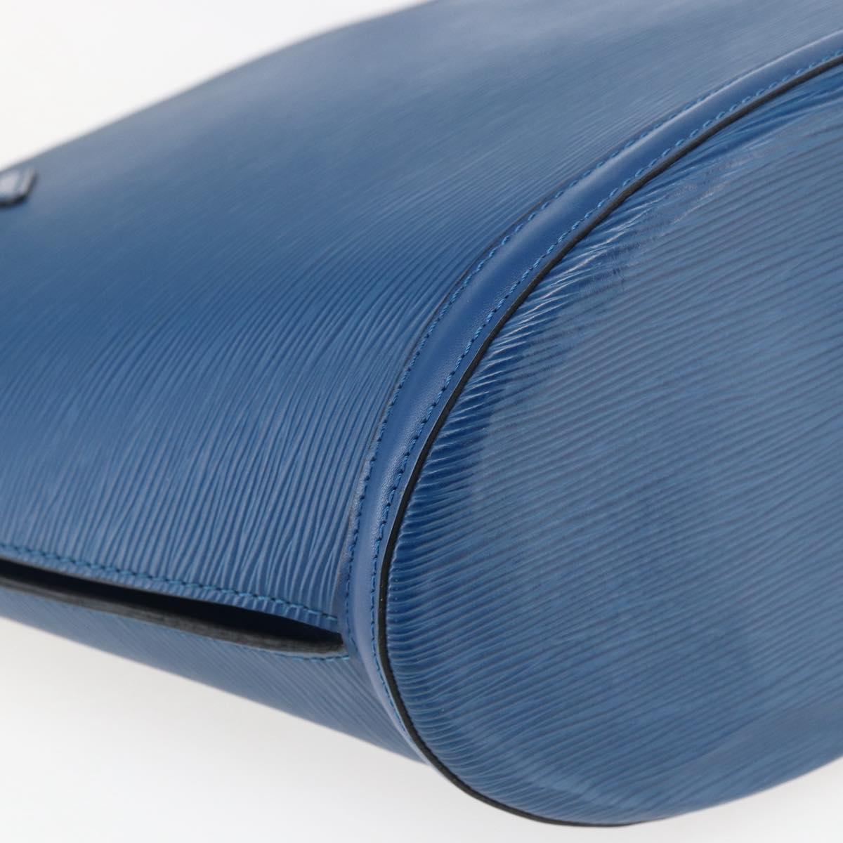 LOUIS VUITTON Epi Saint Jacques Shopping Shoulder Bag Blue M52275 LV Auth ka2194