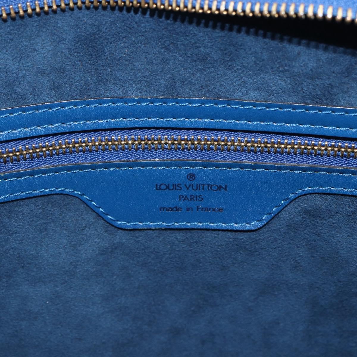 LOUIS VUITTON Epi Saint Jacques Shopping Shoulder Bag Blue M52275 LV Auth ka2194