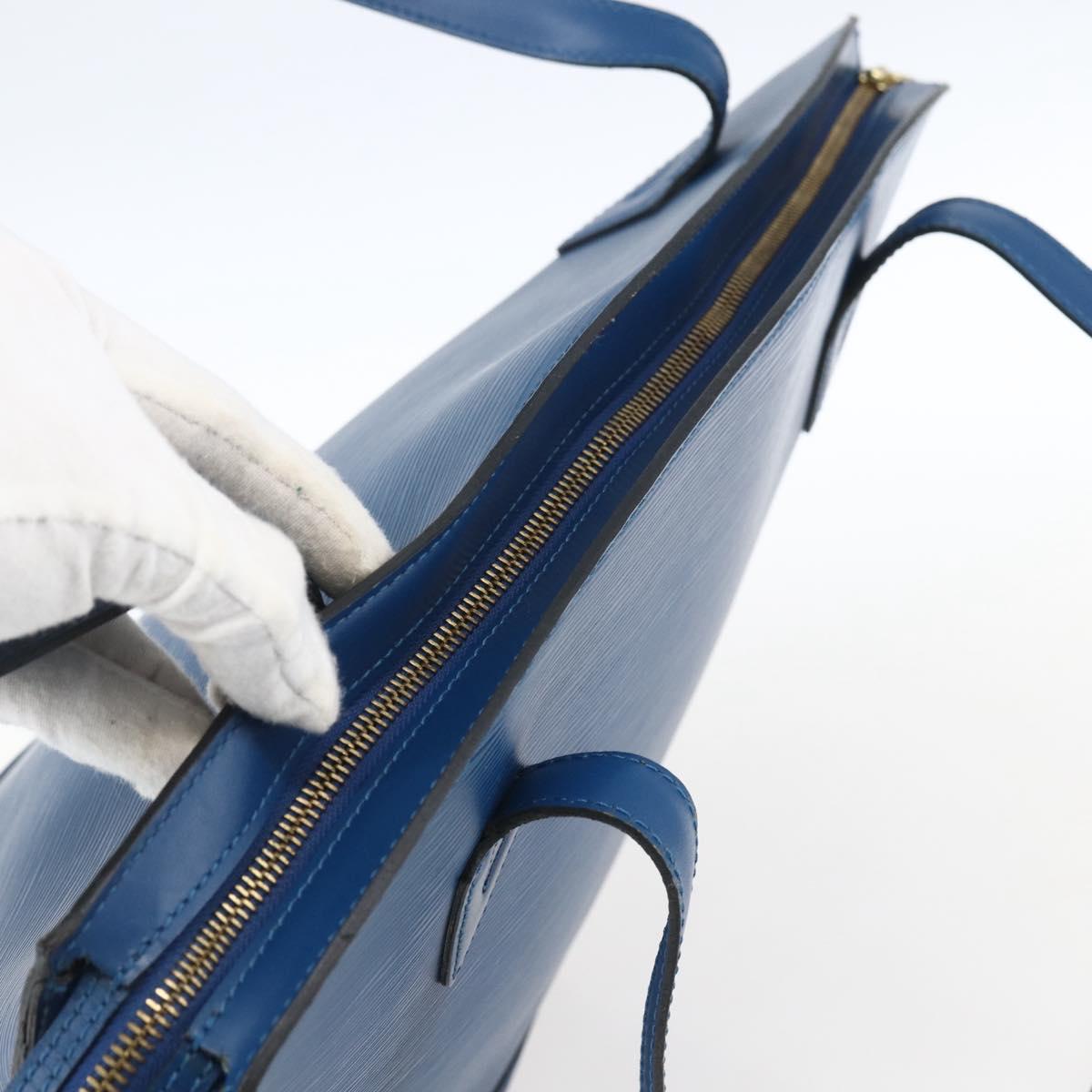 LOUIS VUITTON Epi Saint Jacques Shopping Shoulder Bag Blue M52275 LV Auth ka2194