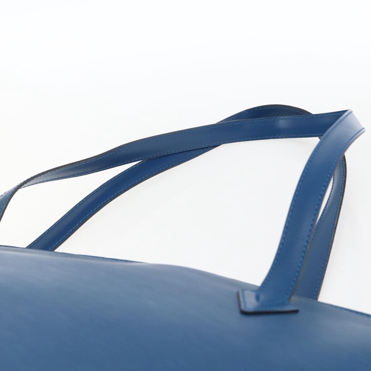 LOUIS VUITTON Epi Saint Jacques Shopping Shoulder Bag Blue M52275 LV Auth ka2194
