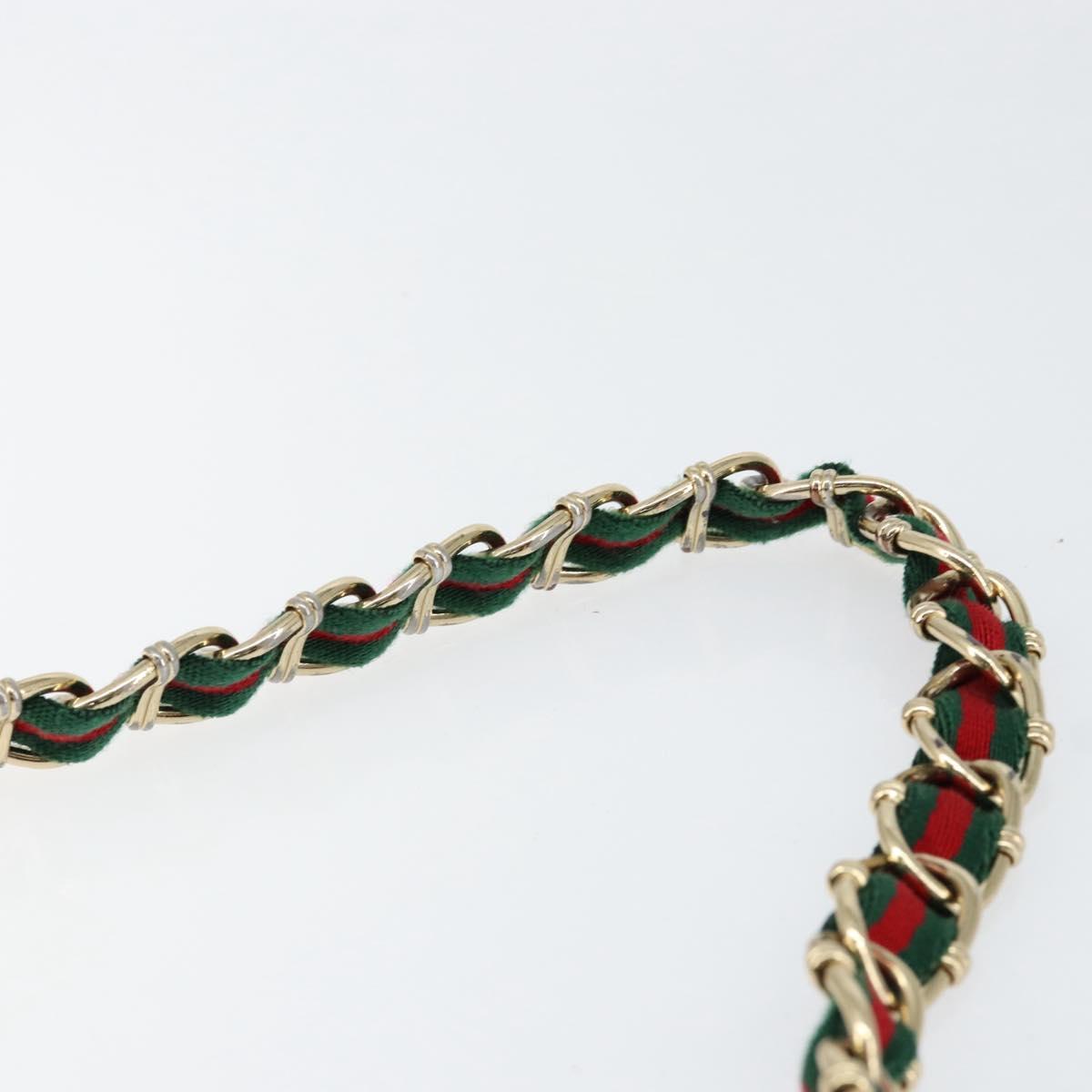 GUCCI Shoulder Bag Leather Black Gold 154392 Auth ka220