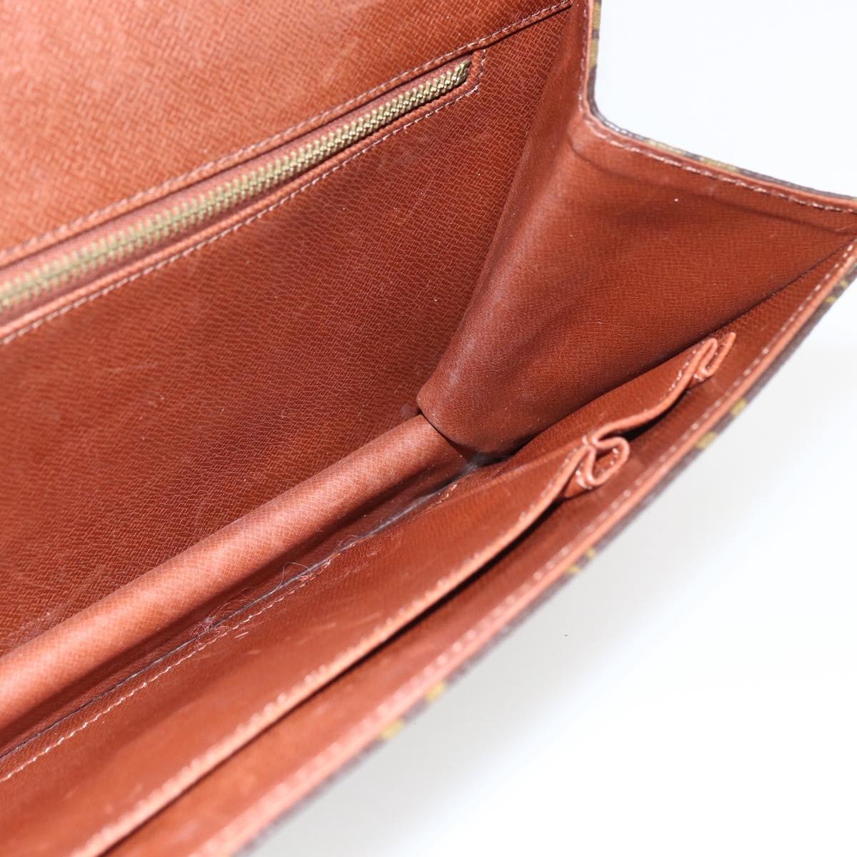 LOUIS VUITTON Monogram Pochette Dam GM Clutch Bag M51810 LV Auth ka2206