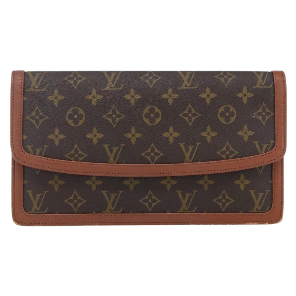 LOUIS VUITTON Monogram Pochette Dam GM Clutch Bag M51810 LV Auth ka2206