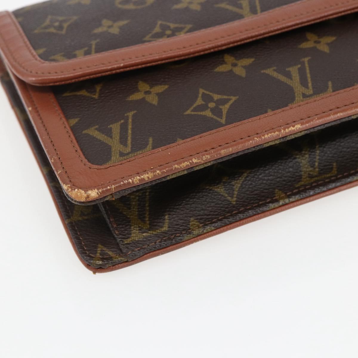 LOUIS VUITTON Monogram Pochette Dam GM Clutch Bag M51810 LV Auth ka2206