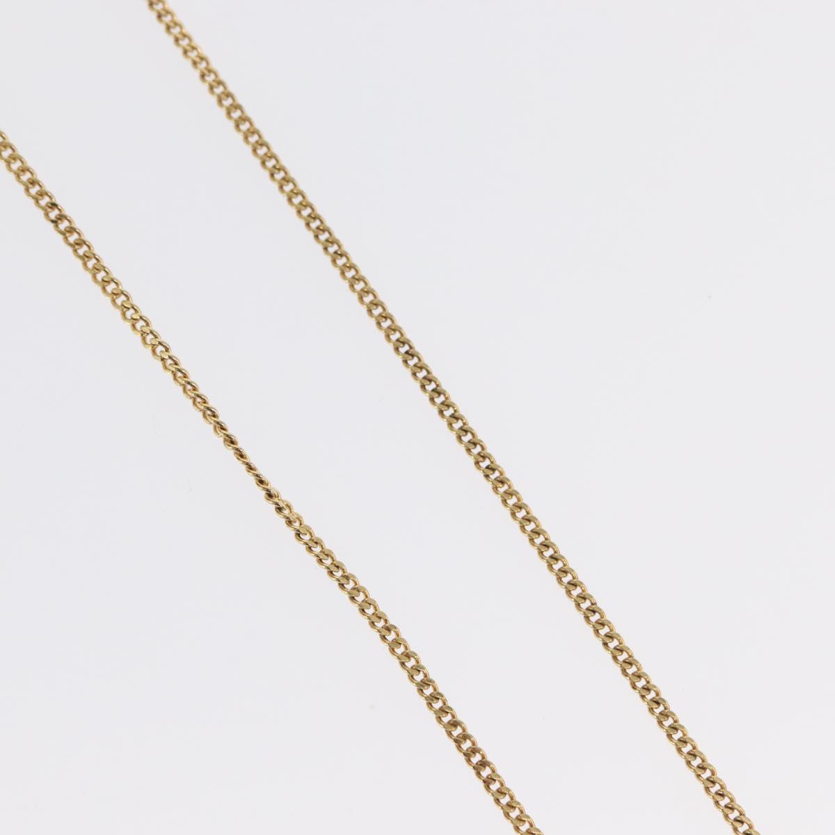 Christian Dior Necklace metal Gold Tone Auth ka2208