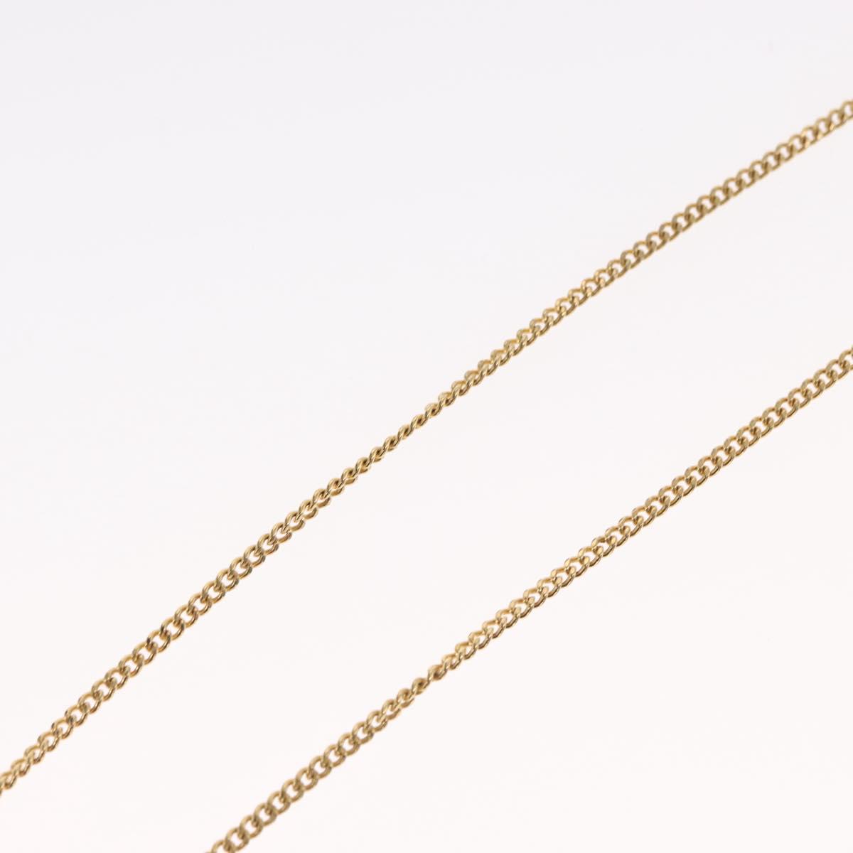 Christian Dior Necklace metal Gold Tone Auth ka2214