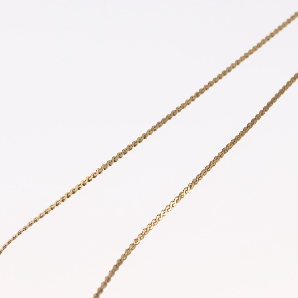 Christian Dior Necklace metal Gold Tone Auth ka2221