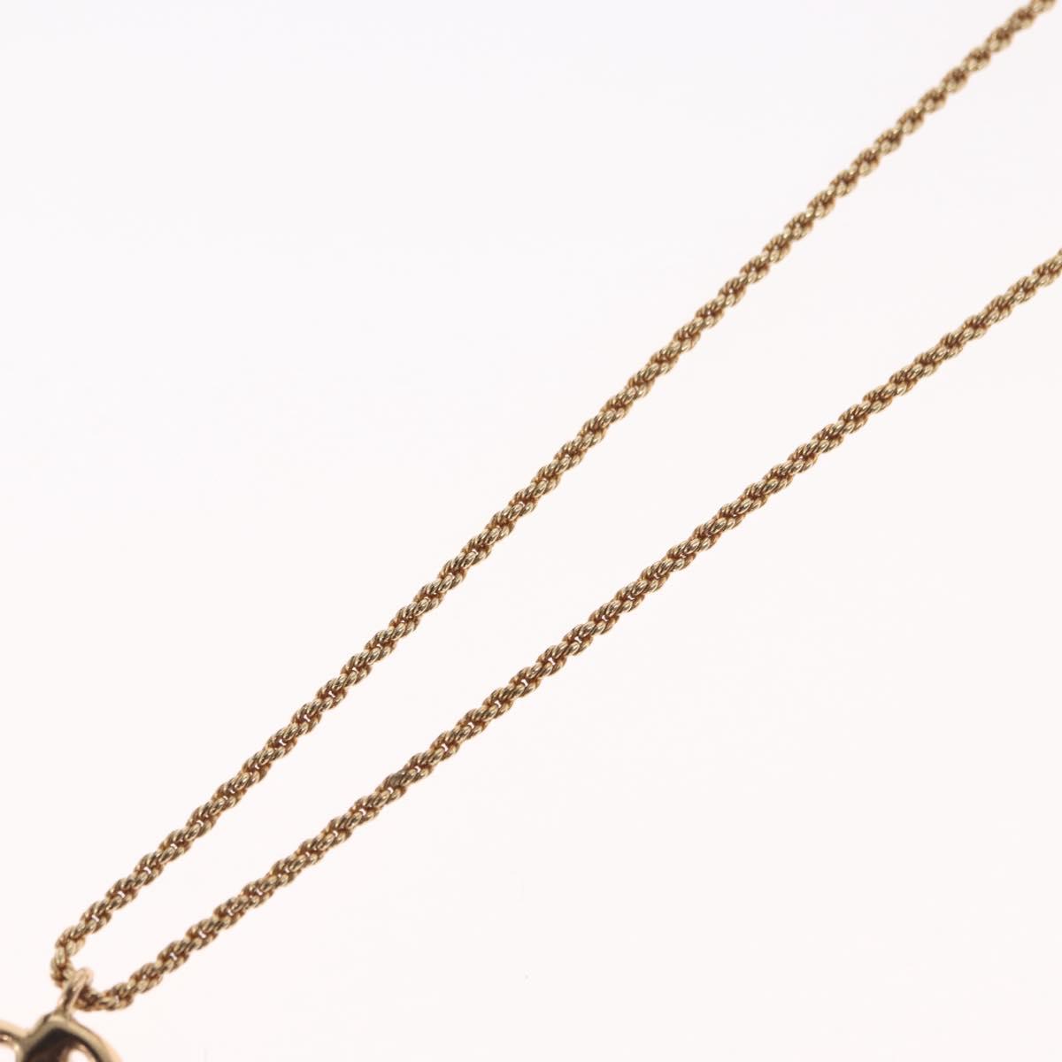 Christian Dior Necklace metal Gold Tone Auth ka2224