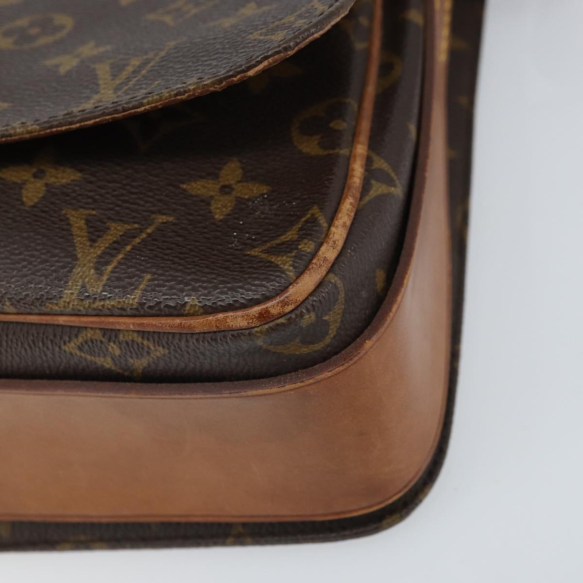 LOUIS VUITTON Monogram Cartouchiere GM Shoulder Bag M51252 LV Auth ka2233