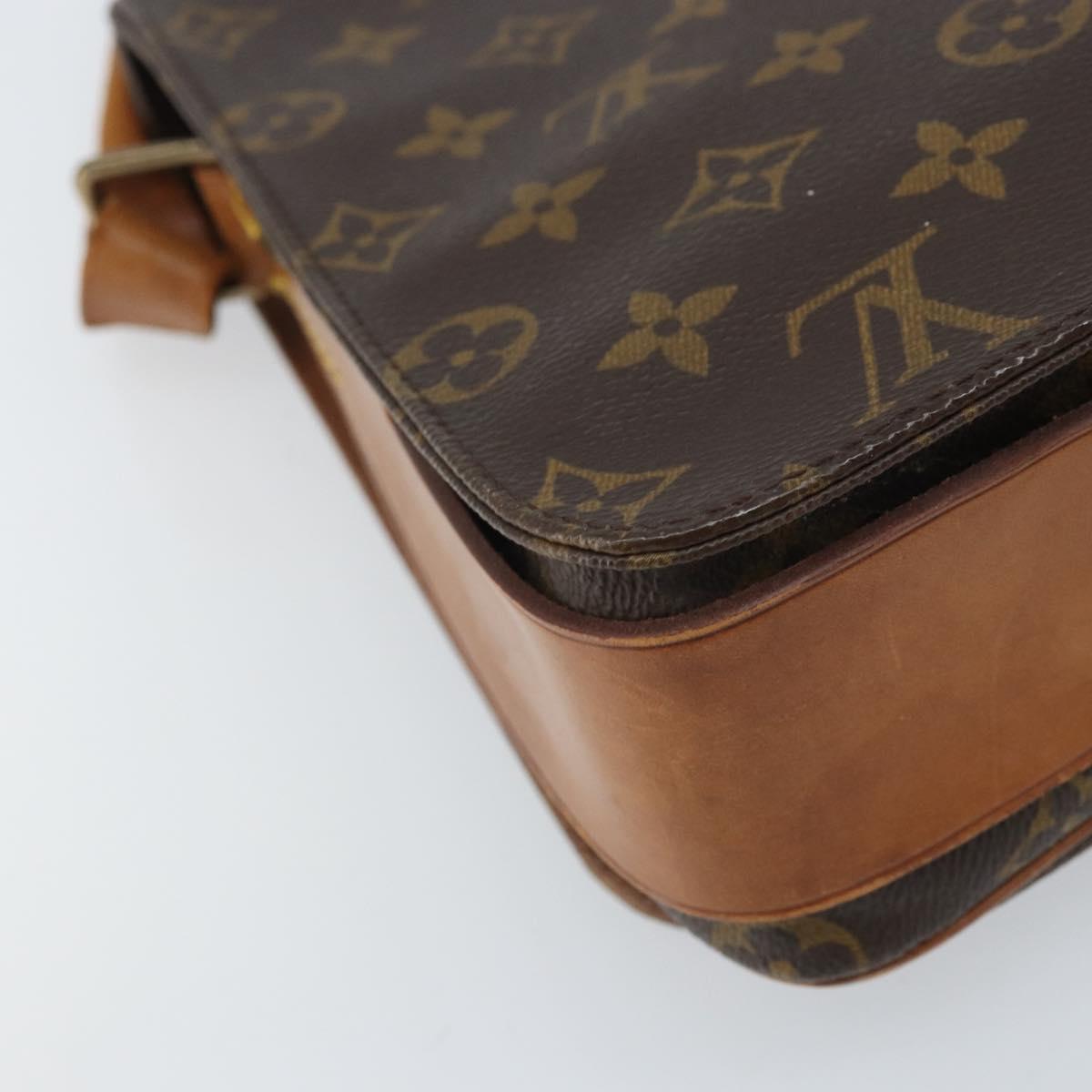 LOUIS VUITTON Monogram Cartouchiere GM Shoulder Bag M51252 LV Auth ka2233