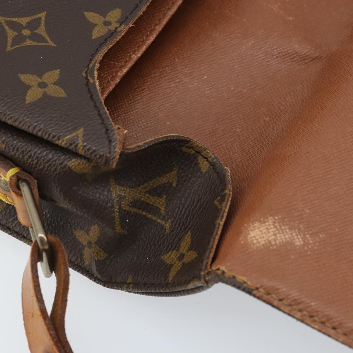 LOUIS VUITTON Monogram Cartouchiere GM Shoulder Bag M51252 LV Auth ka2233