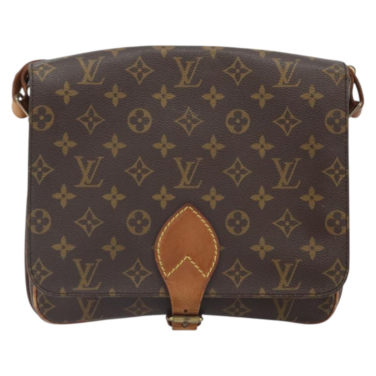 LOUIS VUITTON Monogram Cartouchiere GM Shoulder Bag M51252 LV Auth ka2233