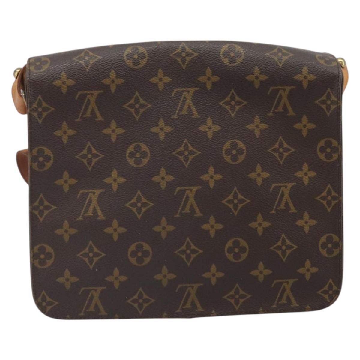 LOUIS VUITTON Monogram Cartouchiere GM Shoulder Bag M51252 LV Auth ka2233
