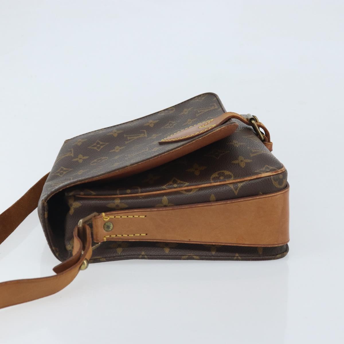 LOUIS VUITTON Monogram Cartouchiere GM Shoulder Bag M51252 LV Auth ka2233
