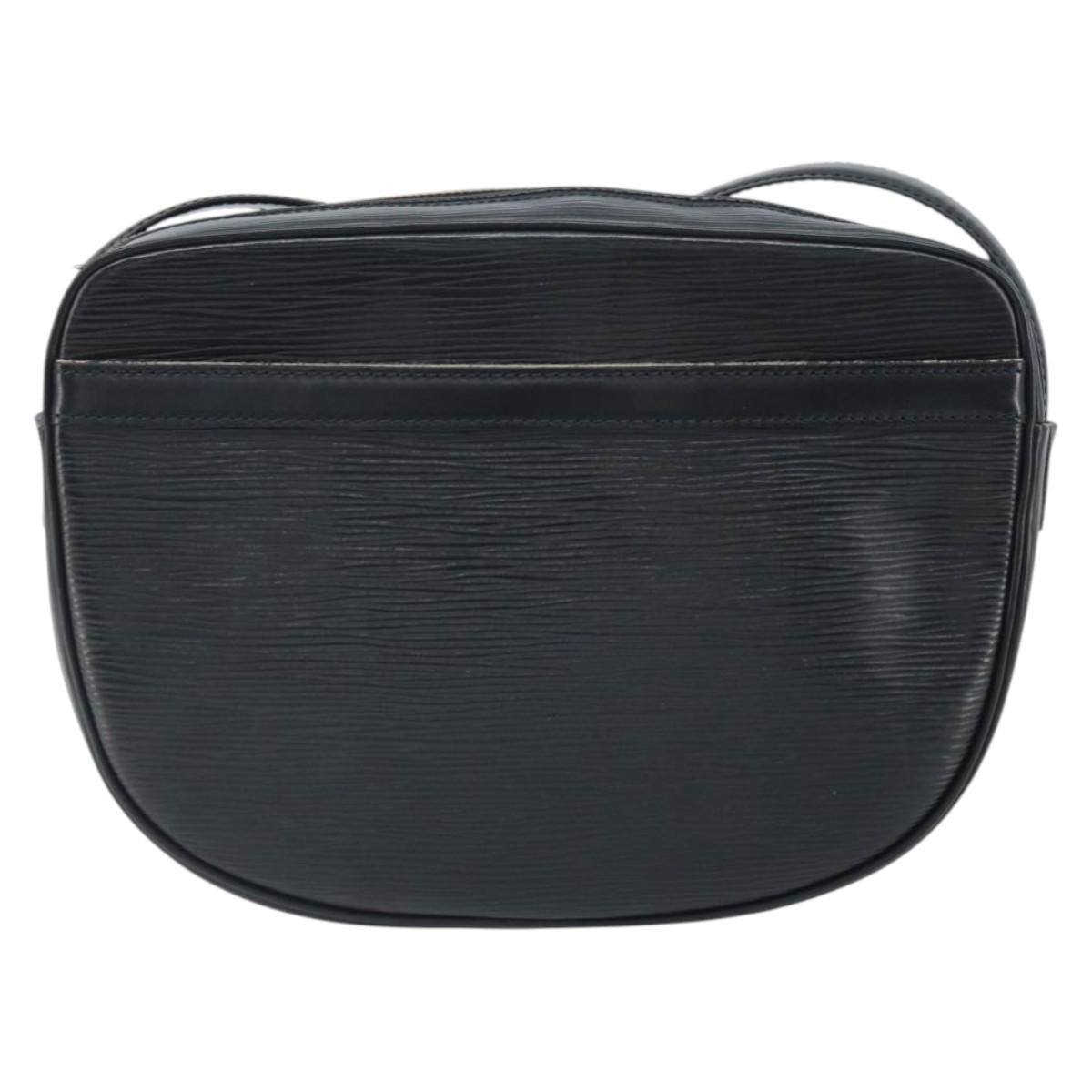 LOUIS VUITTON Epi Jeune Fille MM Shoulder Bag Black M52152 LV Auth ka2241