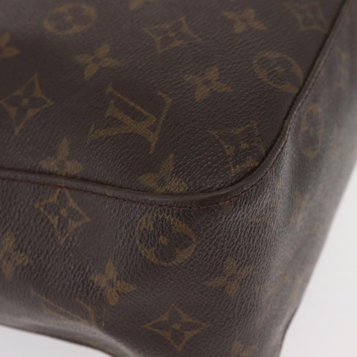 LOUIS VUITTON Monogram Looping GM Shoulder Bag M51145 LV Auth ka225