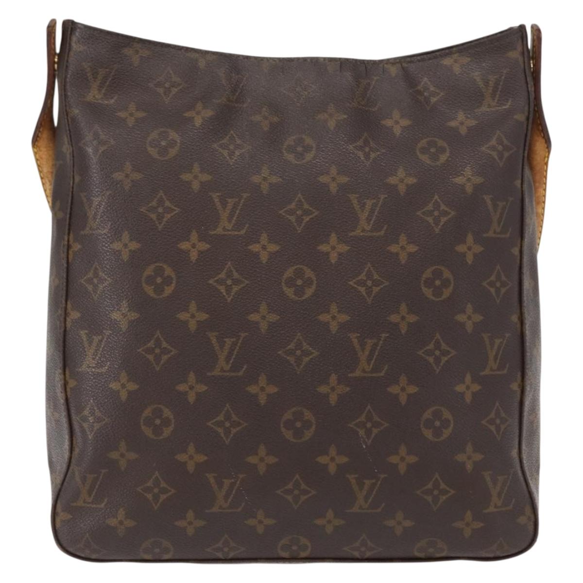 LOUIS VUITTON Monogram Looping GM Shoulder Bag M51145 LV Auth ka225