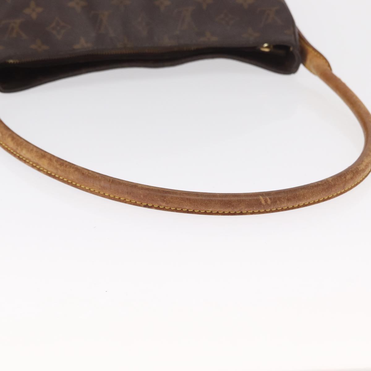 LOUIS VUITTON Monogram Looping GM Shoulder Bag M51145 LV Auth ka225