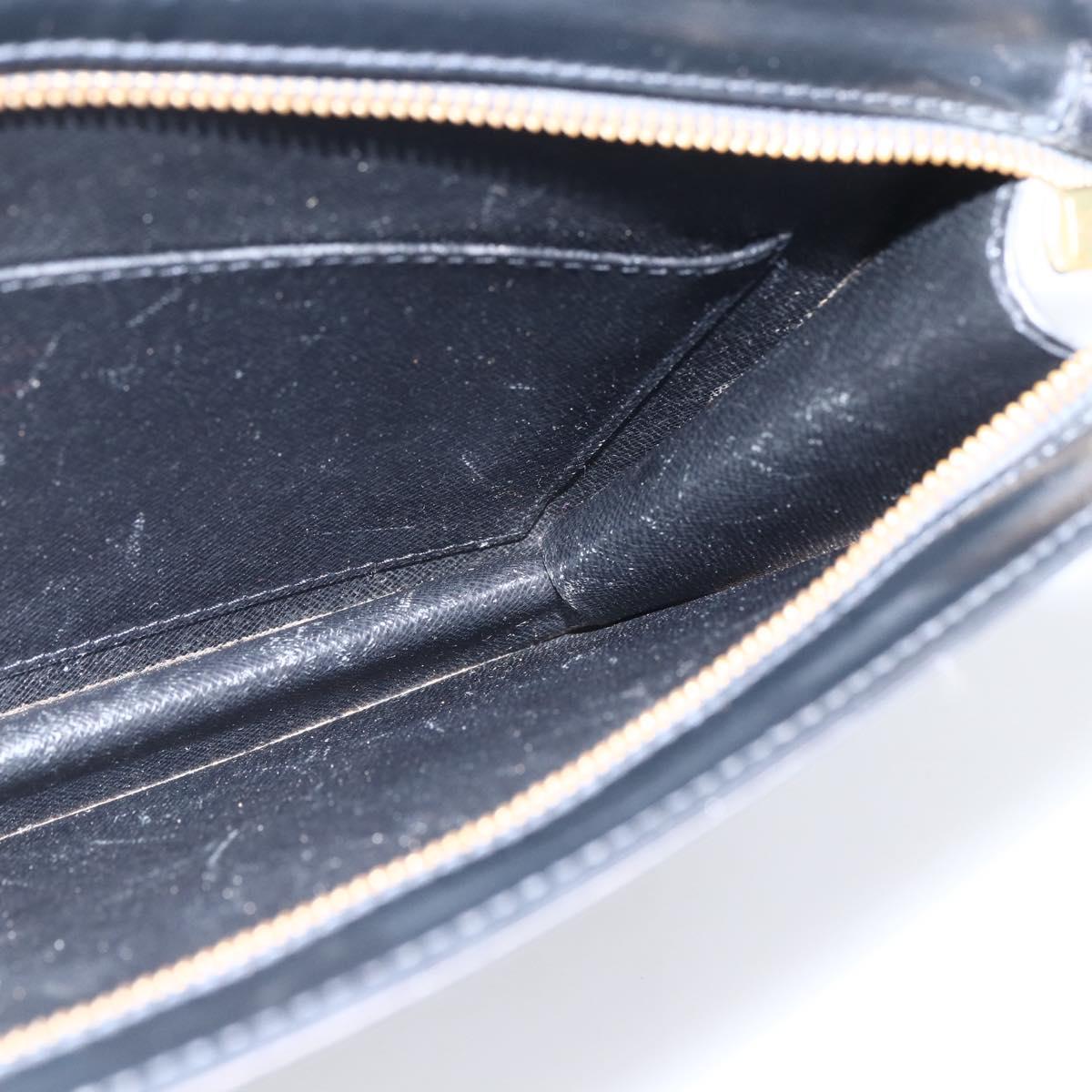 LOUIS VUITTON Epi Pochette Homme Clutch Bag Black M52522 LV Auth ka2258