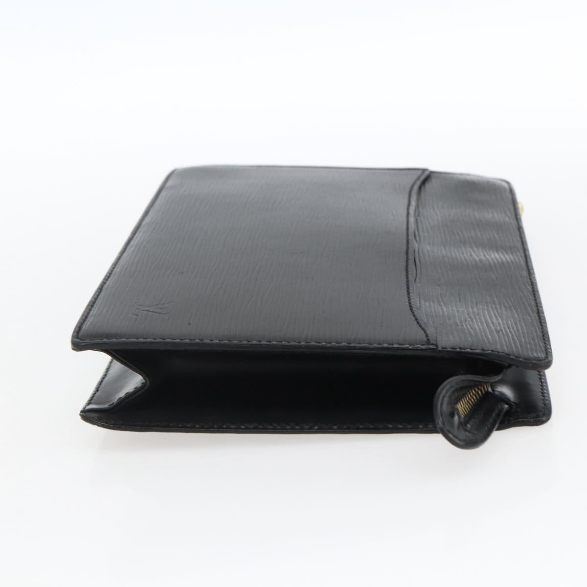 LOUIS VUITTON Epi Pochette Homme Clutch Bag Black M52522 LV Auth ka2258
