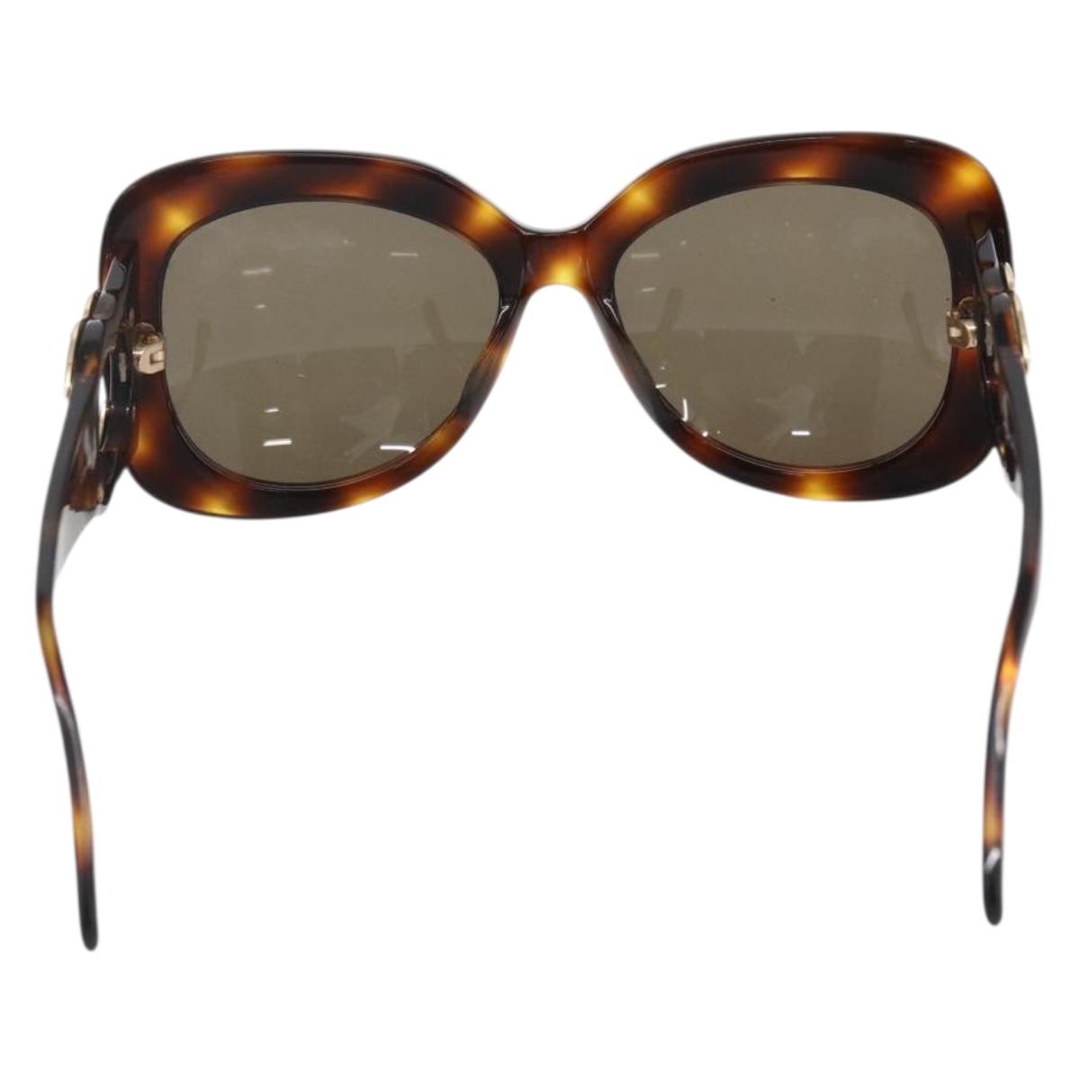 GUCCI Sunglasses plastic Brown Auth ka2268