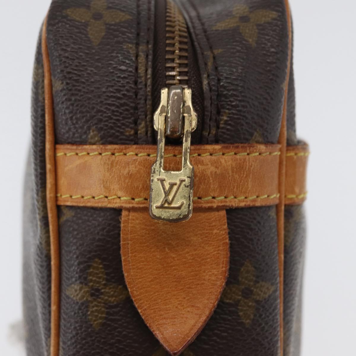 LOUIS VUITTON Monogram Compiegne 28 Clutch Bag M51845 LV Auth ka2272