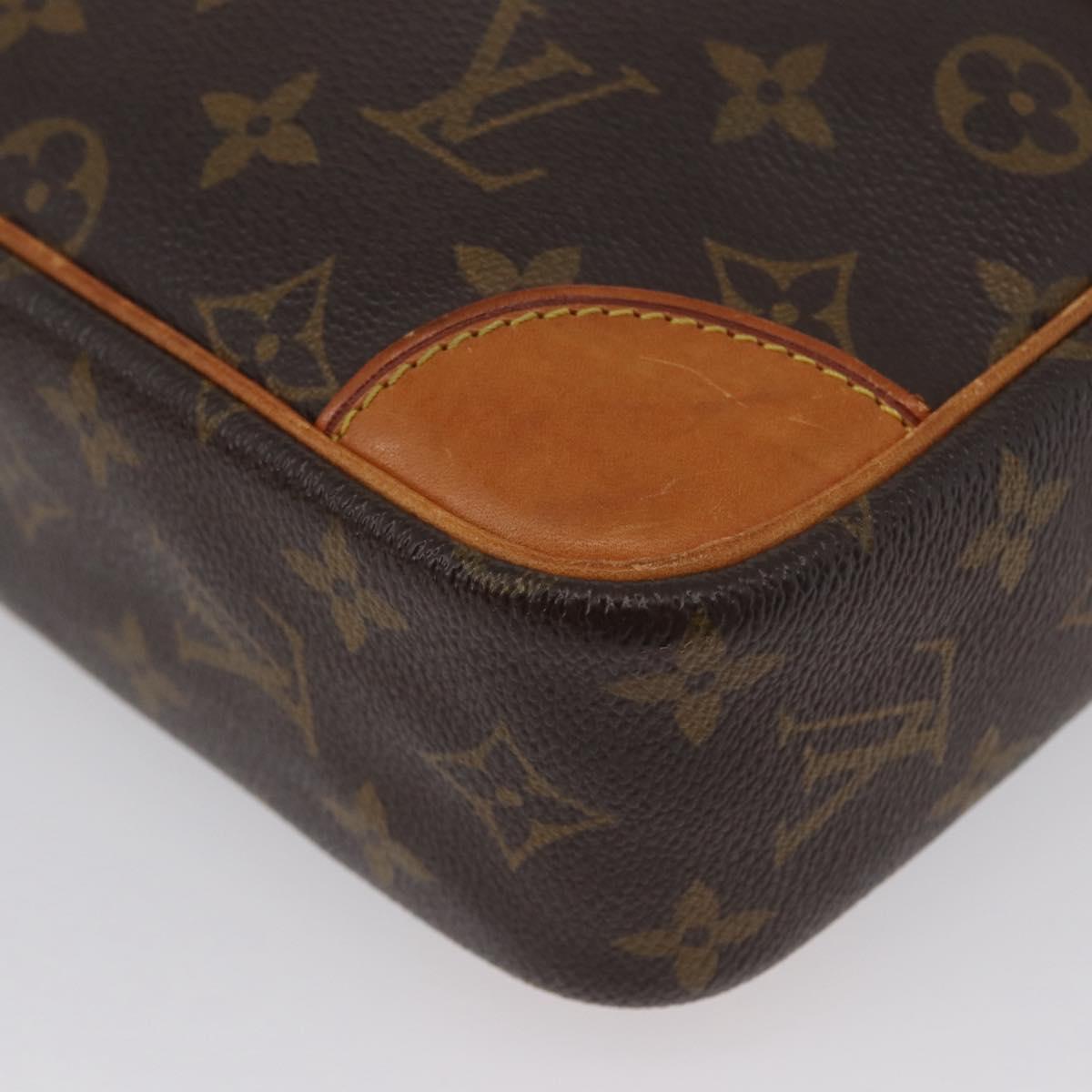 LOUIS VUITTON Monogram Compiegne 28 Clutch Bag M51845 LV Auth ka2272