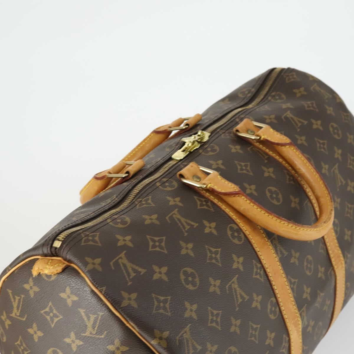 LOUIS VUITTON Monogram Keepall 45 Boston Bag M41428 LV Auth ka2278