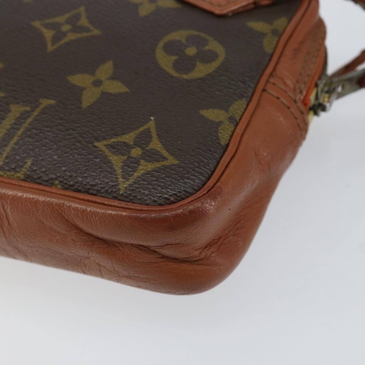 LOUIS VUITTON Monogram Pochette Sports Clutch Bag N0.183 LV Auth ka228