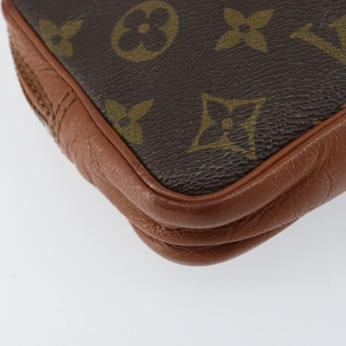 LOUIS VUITTON Monogram Pochette Sports Clutch Bag N0.183 LV Auth ka228
