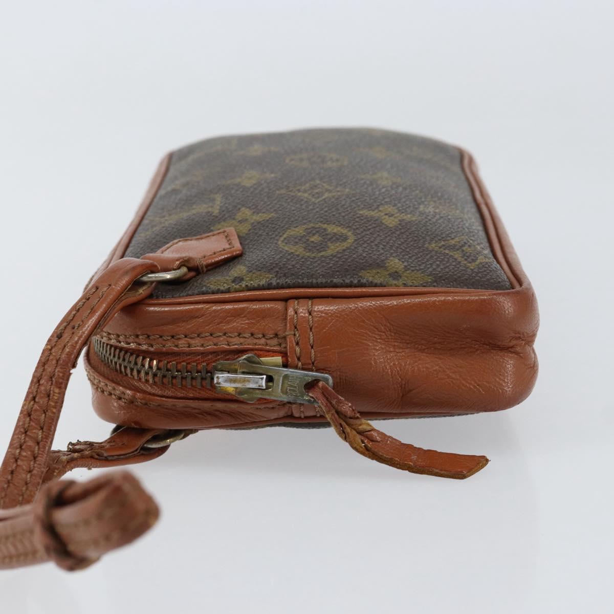 LOUIS VUITTON Monogram Pochette Sports Clutch Bag N0.183 LV Auth ka228