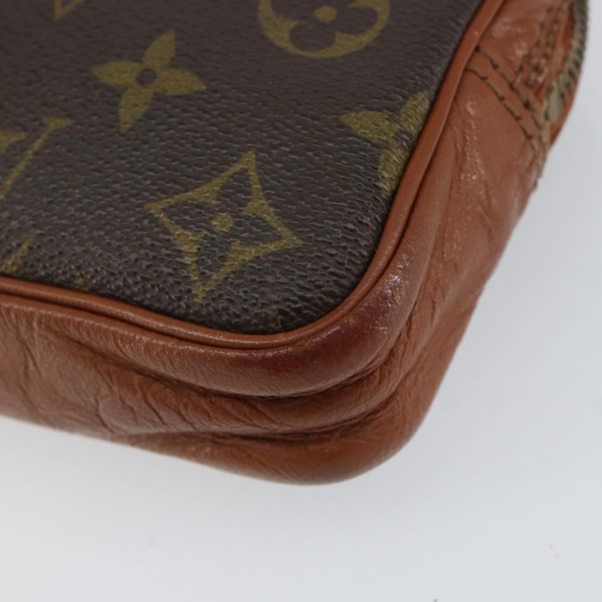 LOUIS VUITTON Monogram Pochette Sports Clutch Bag N0.183 LV Auth ka228